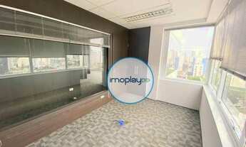 Imagem 7: Laje comercial com 218m² piso elevado com carpete, 04 banheiros, salas de reuniões e 08 va