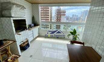 Imagem 4: Apartamento com 3 dormitórios à venda, 118 m² por R$ 730.000,00 - Vila Guilhermina - Praia