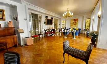 Imagem 4: Vista MAR em Copacabana! Aluguel apartamento mobiliado 320m2, salão, 3 quartos sendo 1 suí