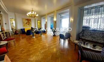 Imagem 3: Vista MAR em Copacabana! Aluguel apartamento mobiliado 320m2, salão, 3 quartos sendo 1 suí