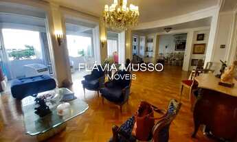 Imagem 5: Vista MAR em Copacabana! Aluguel apartamento mobiliado 320m2, salão, 3 quartos sendo 1 suí