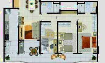 Imagem 7: Apartamento com 2 dormitórios à venda, 82 m² por R$ 450.000,00 - Aviação - Praia Grande/SP