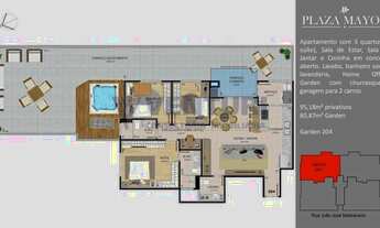 Imagem 3: Apartamento 3 Quartos 1 suíte - Centro - SJP