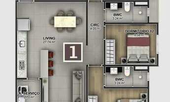 Imagem 6: Apartamento com 3 dormitórios à venda, 92 m² por R$ 920.000,00 - Vila Operária - Itajaí/SC