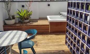 Imagem 2: Cobertura Duplex 85m + Hidro Churra<br>total 115m Privativos 1 Suite + Officer Cerqu