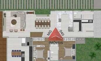 Imagem 5: Casa 4 quartos à venda, 293 m² por R$ 2.600.000,00 - Alphaville - Lagoa dos Ingleses - Nov