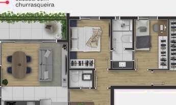 Imagem: Apartamento para venda tem 78 metros quadrados