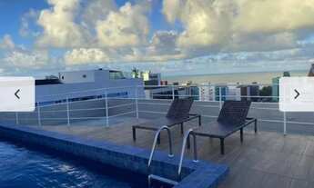 Imagem 1: Belíssimo apartamento mobiliado- 02 quartos sendo 01 suíte- Cabo Branco João Pessoa- PB