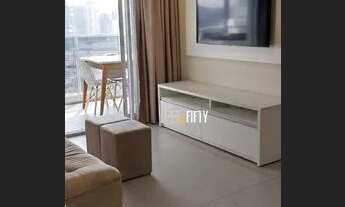 Imagem 1: Apartamento com 1 dormitório para alugar, 52 m² por R$ 5.385,00/mês - Brooklin - São Paulo