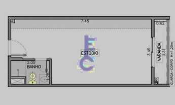 Imagem 1: Studio Residencial Santo Cristo