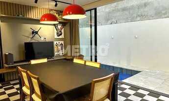 Imagem 4: Casa, Condomínio Encontro das Águas, móveis planejados, sala de estar, jantar e