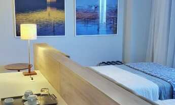 Imagem 3: Flat mobiliado com vista p/ mar, mobiliado, andar alto