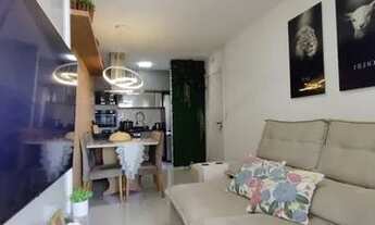 Imagem 6: 02 Quartos, suíte, vaga, lazer, montado e decorado, vista para o mar - Porteira Fechada