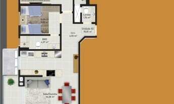 Imagem 6: Apartamento com 2 dormitórios à venda, 92 m² por R$ 493.760,00 - Barreiros - São José/SC