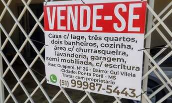 Imagem 2: Casa com Laje (semi imobiliada) 3 quartos, 2 banheiros