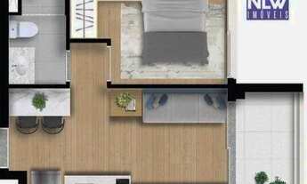 Imagem 2: Apartamento com 1 dormitório à venda, 31 m² por R$ 486.565,00 - Moema - São Paulo/SP