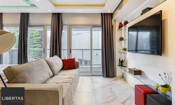 Imagem 6: 1 Dormitório Mobiliado no Trend Nova Carlos, com sacada, churrasqueira