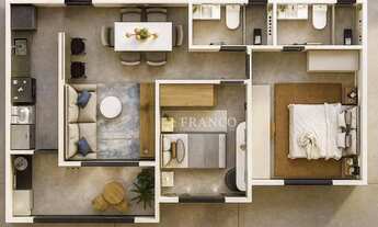 Imagem: Apartamento com 2 dormitórios à venda