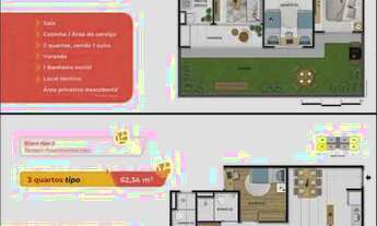 Imagem 3: TOTAL VILLE IKEDA CEILÂNDIA - unidades de 1,2 e 3 quartos