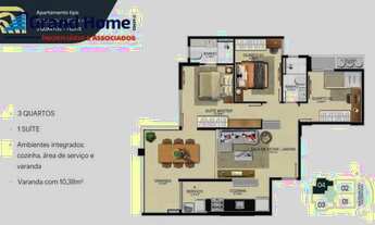 Imagem 3: Apartamento 3 quartos em Praia de Itaparica