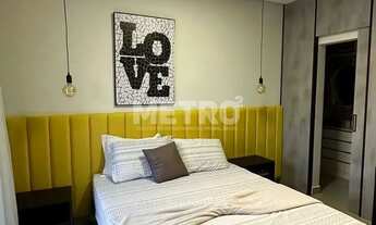 Imagem 3: Casa, Condomínio Encontro das Águas, móveis planejados, sala de estar, jantar e