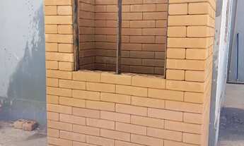 Imagem 7: Churrasqueira com Tijolo Ecológico