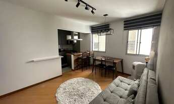 Imagem 2: Lindo apto à venda mobiliado com móveis e eletrodomésticos novos com 43m2 com 1 quarto em