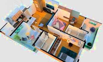 Imagem 5: Apartamento com 2 dormitórios à venda, 75 m² por R$ 653.819,00 - Jardim Aquarius - São Jos