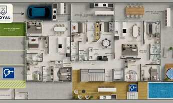 Imagem 2: Apartamento Duplex à venda 3 quartos 2 suítes 7 banheiros 2 vagas Bancários João Pessoa