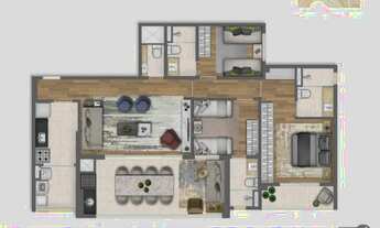 Imagem 3: Apartamento 115m² Tatuapé - 3 suítes - 2 vagas