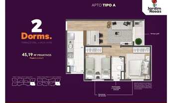 Imagem: Apartamento com 2 dormitórios à venda