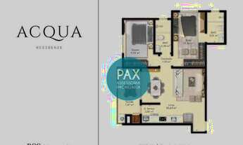 Imagem 4: Apartamento com 2 dormitórios à venda, 68 m² Pagani - Palhoça/SC