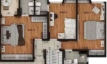 Imagem 3: Cobertura com 3 quartos à venda, 147 m² por R$ 869.900 - São Pedro - Juiz de Fora/MG