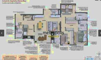 Imagem 2: Apartamento à venda, 117 m² por R$ 1.900.100,00 - Centro - São Bernardo do Campo/SP