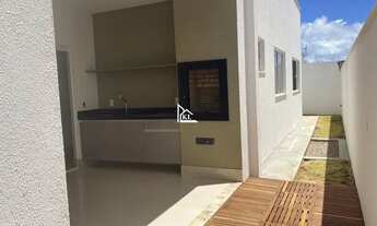 Imagem 3: Casa nova à venda, 3/4 (suítes), churrasqueira, lado sombra-Cond. Monte Carlo