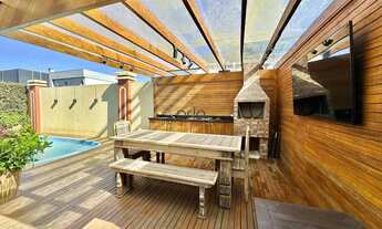 Imagem: Casa mobiliada e decorada com piscina e