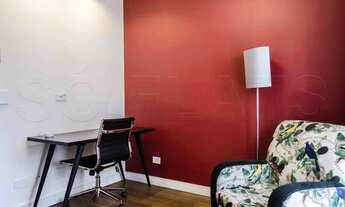 Imagem 3: Flat para locação com fácil acesso ao Pq. do Ibirapuera e Av. Paulista. Com entrada imedia