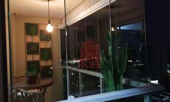 Imagem 3: Apartamento com 1 dormitório para alugar, 38 m² por R$ 4.223,01/mês - Granja Julieta - São