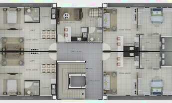 Imagem 6: Flat à venda 1 quarto 1 suíte 1 banheiro 1 vaga Bessa João Pessoa