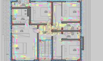 Imagem 4: Em construção! Casa com 4 suítes no Horizon Clube, o condomínio mais completo da região. R