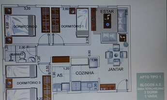 Imagem 6: APARTAMENTOS 2 & 3 DORMS PRONTO PRA MORAR NO CENTRO DE COTIA - RESIDENCIAL ORQUIDEAS