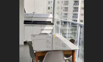 Imagem 2: Apartamento com 1 dormitório para alugar, 52 m² por R$ 5.385,00/mês - Brooklin - São Paulo