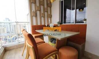 Imagem 7: Apartamento com 3 dormitórios à venda, 94 m² por R$ 895.700,00 - Vila Valparaíso - Santo A