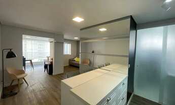 Imagem 2: Apartamento de 60m² para venda e locação, com 1 quarto e 1 vaga, no Campo Belo / SP