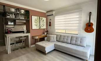 Imagem 2: Apartamento térreo com móveis planejados no Nova Palhoça