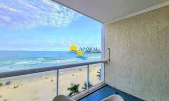Imagem 3: Apartamento frente mar com sacada Pitangueiras Guarujá