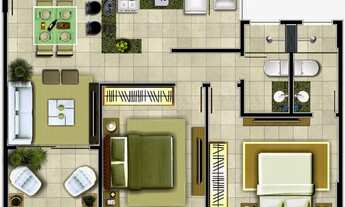 Imagem 5: Apartamento com 2 dormitórios à venda, 56 m² por R$ 369.000,00 - Ponta Negra - Natal/RN