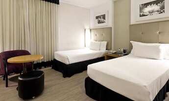 Imagem 3: Flat todo montado para aluguel e venda possui 25 metros quadrados com 1 quarto na região C