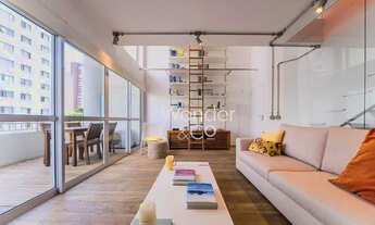 Imagem 2: Apartamento com 1 dormitório para alugar, 74 m² por R$ 13.013,00/mês - Moema - São Paulo/S