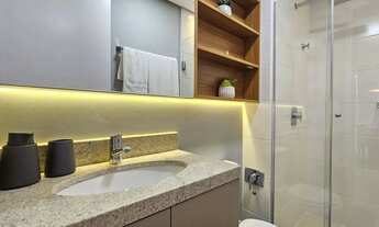 Imagem 6: Apartamento completamente mobiliado e decorado, sacada, churrasqueira e vaga, com vista!